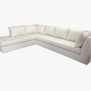 Sofá en L Liso 5 Cuerpos beige