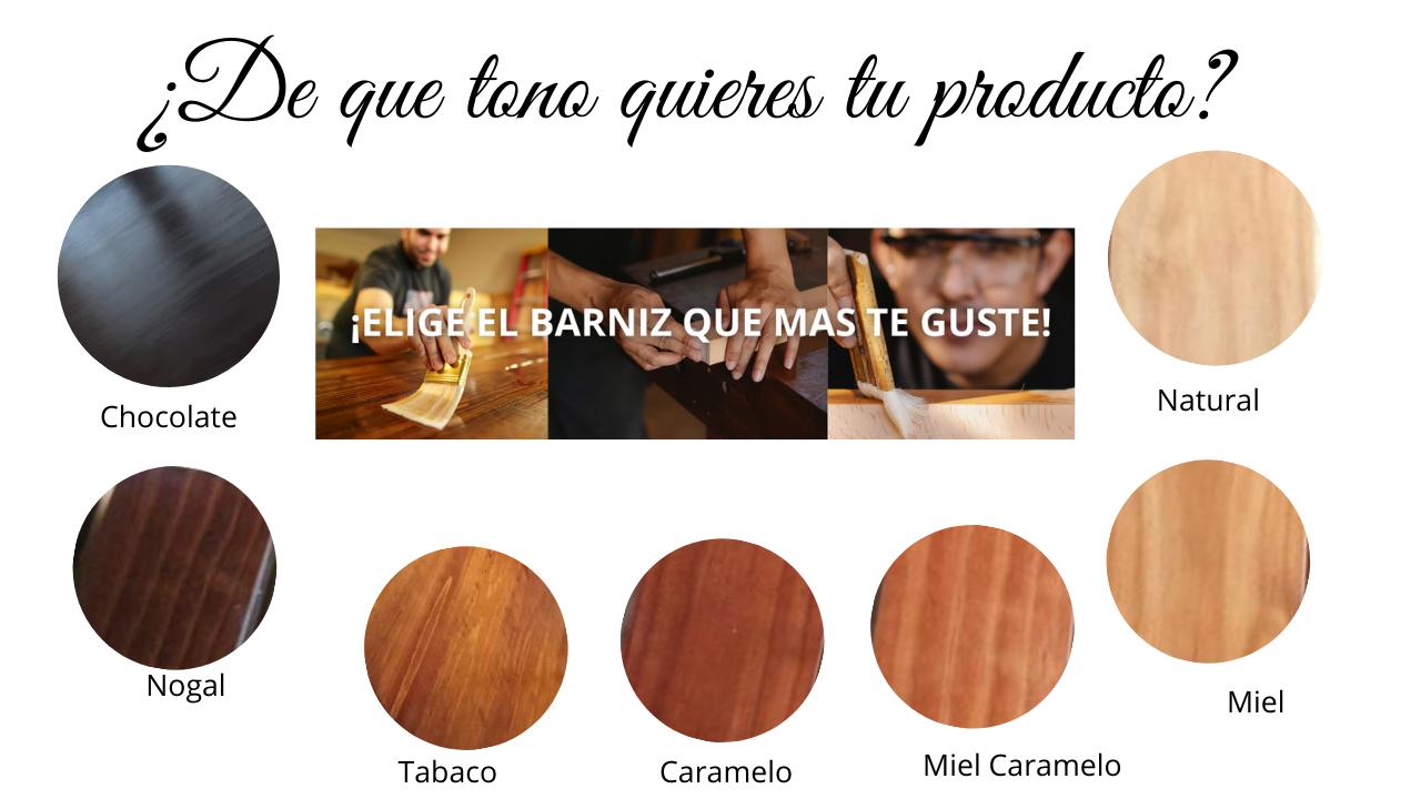 Banner catalogo colores barniz