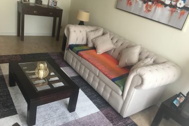 Sofá Capitoné de 3 Cuerpos