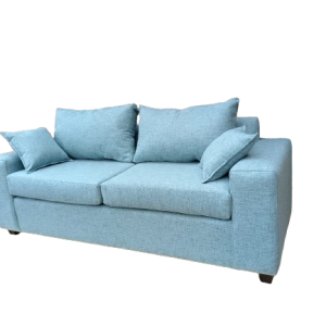 Sofá 3 Cuerpos Liso Modelo Cuadrado