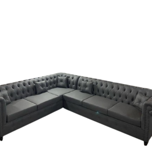 Sofá en L 6 Cuerpos Capitoné en PU