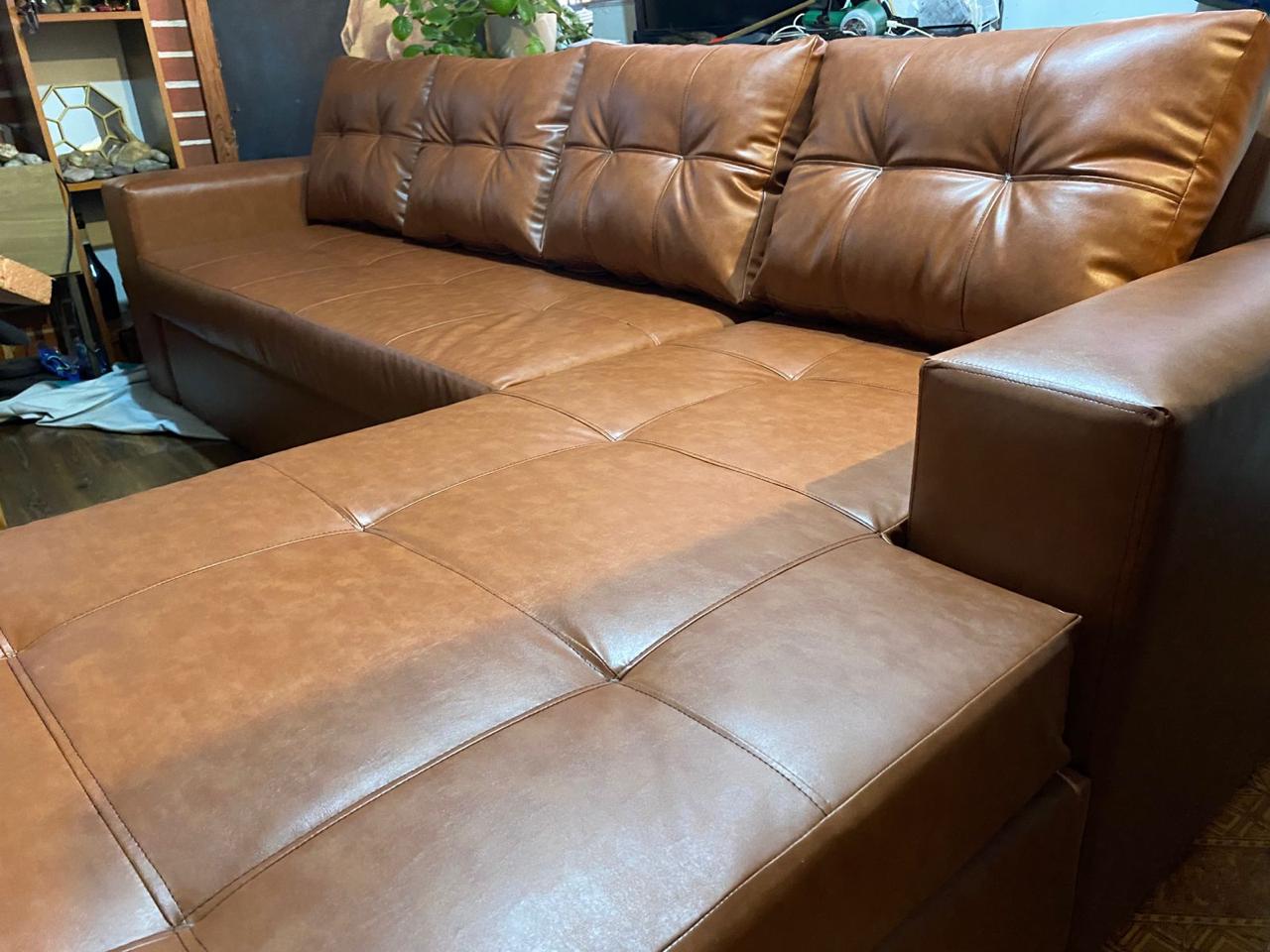 Sofá 5 Cuerpos en L Modelo liso