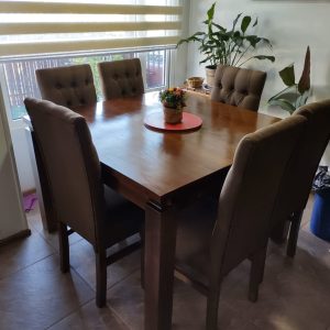 Comedor 6 Sillas Capitone